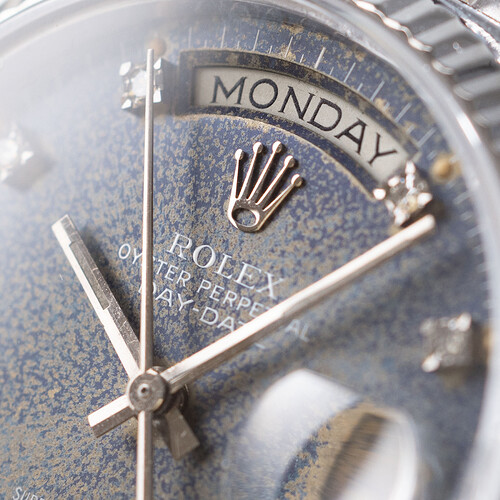 W-1994 Rolex Day-Date ref 18029 White Gold Blue Jeans Dial_21