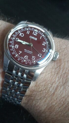 Oris Big Crown Pointer Date Oxblood Dial #7