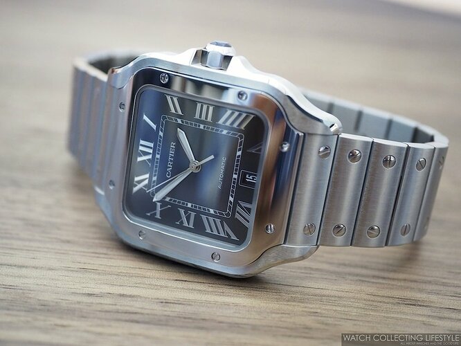 Santos+de+Cartier+Blue+Dial+WCL2
