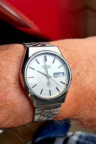 Seiko quartz type 2 (2) 7546 wit 11-11-2023