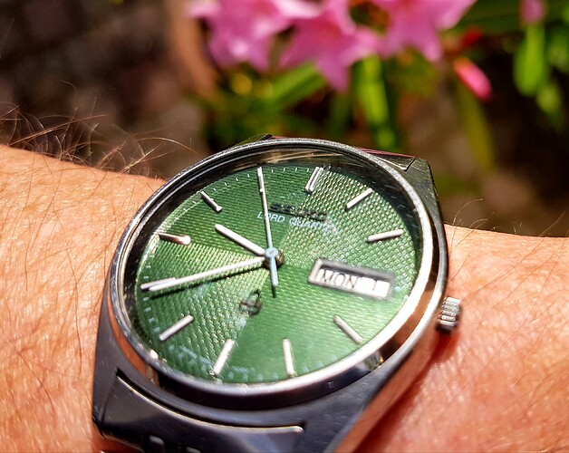 seiko quarz 1 7853-7020 01-08-22 dial details