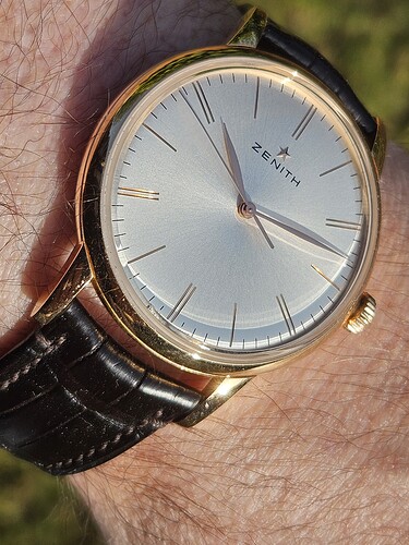 zenith elite 6150 rose gold #9