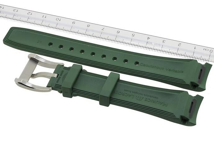 Maurice-Lacroix-Pontos-Rubber-Strap-21-mm-PT6188-PT6118-Green-2w