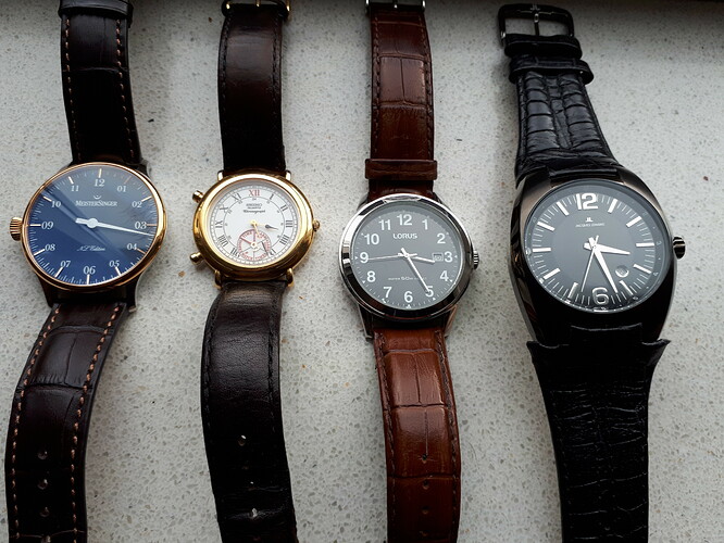 Verzameling horloges 2020