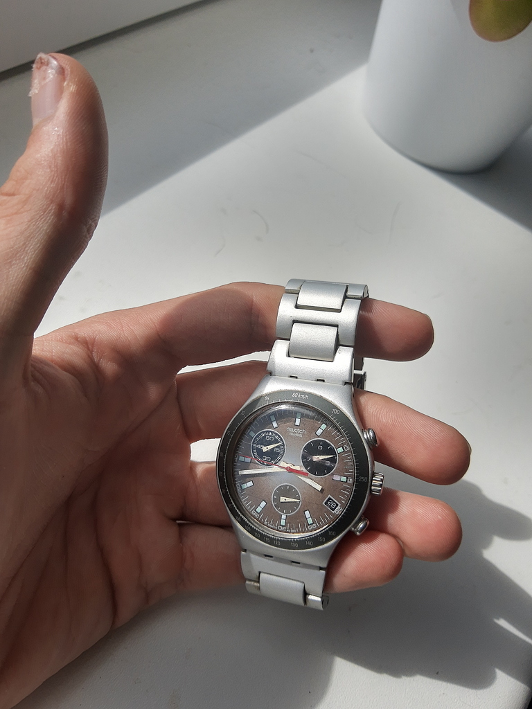 Swatch Irony Aluminium is defect.. help! - Vragen over echtheid, type,  waarde etc - Horlogeforum.nl - het forum voor liefhebbers van horloges