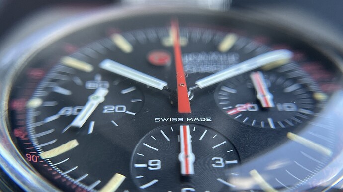 NA containerhorloge met binnenwerk van een Rolex Daytona en de link met een...