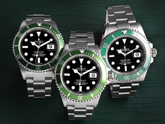 rolex-kermit-versions
