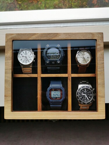 Horlogedoos en collectie
