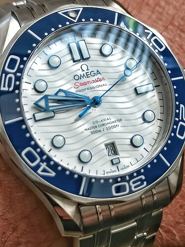 Tokyo 2020 Seamaster dail