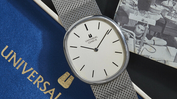 Universal White dial