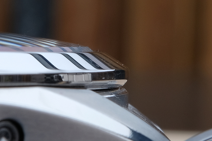 Bezel detail Chronomaster