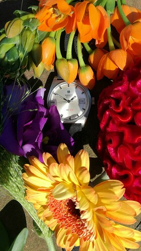 Westlandse bloemen met Tissot PR 516