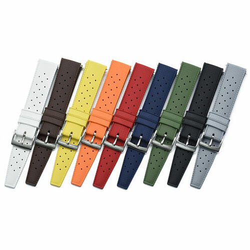 Tropical-FKM-Rubber-Watch-Band-Silicone-Wrist-Bracelet-Strap