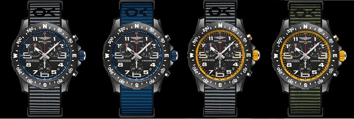 Breitling-Endurance-Pro-with-a-blue-inner-bezel-and-Outerknown-ECONYL®-yarn-NATO-strap