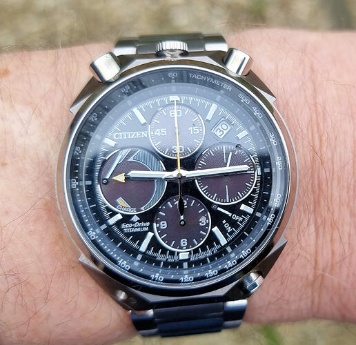 Citizen Tsuno titanium AV0080-88E Bullhead