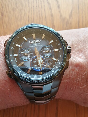 Seiko Coutura zwart