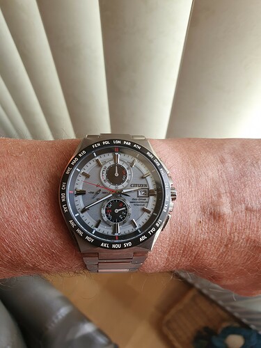 Citizen chronograaf super titanium
