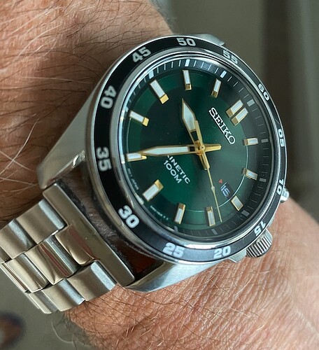 Seiko Kinetic Groen 2021-09-15