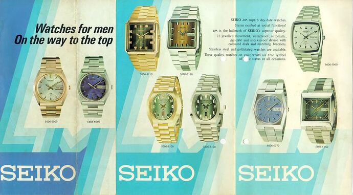 Seiko Lordmatic 5606 1970s