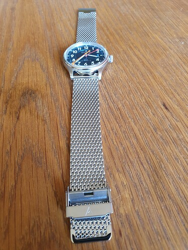 horloge met milanese mesh band