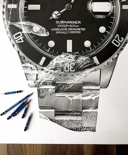 JulieKraulis-Rolex-Submariner16800-WIP6