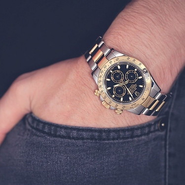 Rolex-Daytona-Cosmograph-Chronograph-40mm-Stainless-Steel18k-Yellow-Gold-116523