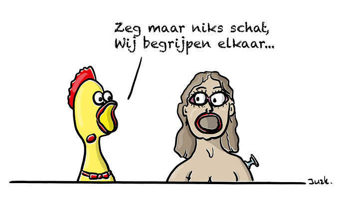 zeg maar niks