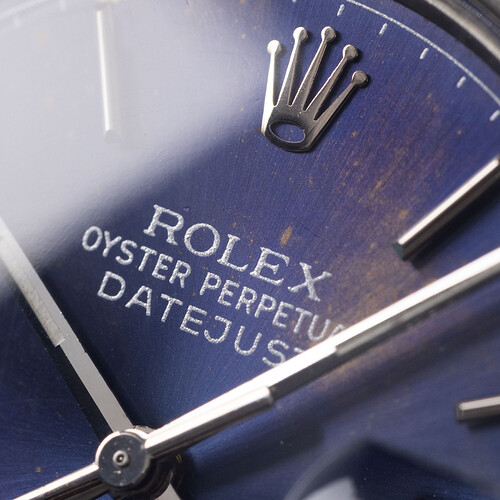W-2014 Rolex Datejust Blue Chapterring Dial ref 16030_14