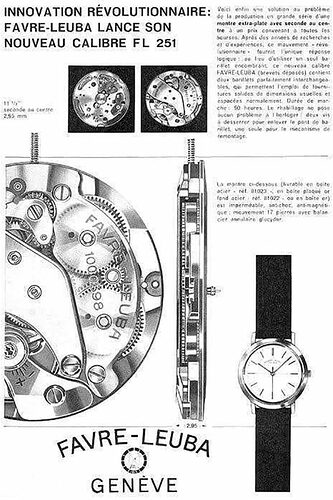 Favre-Leuba-FL251 twin barrel  1962