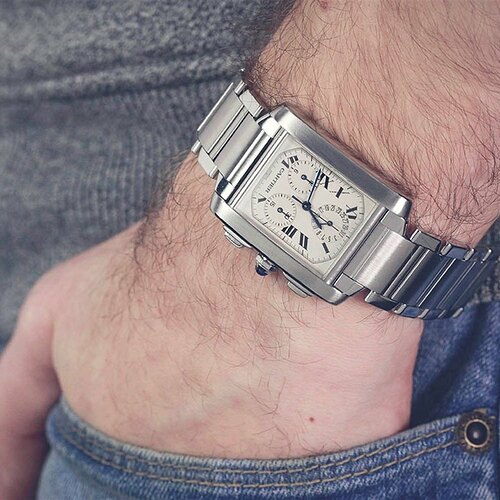 Cartier-Tank-Francaise-ChronoReflex-Stainless-Steel-XL-W51001Q3