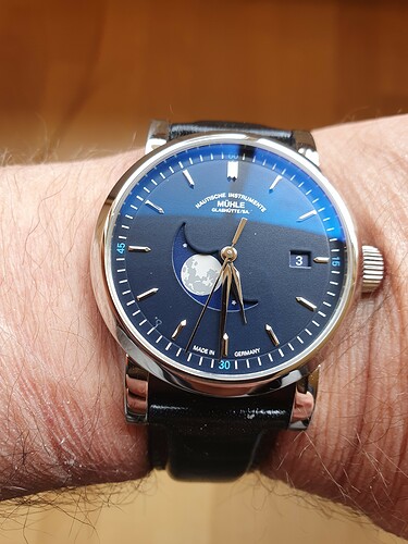 Glashütte blue moon