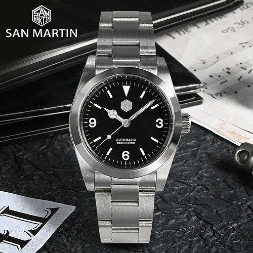 San-Martin-2021-36mm-Explore-Series-Vintage-Men-Sports-Watches-Luxury-Sapphire-Automatic-Mechanical-Watch-10Bar