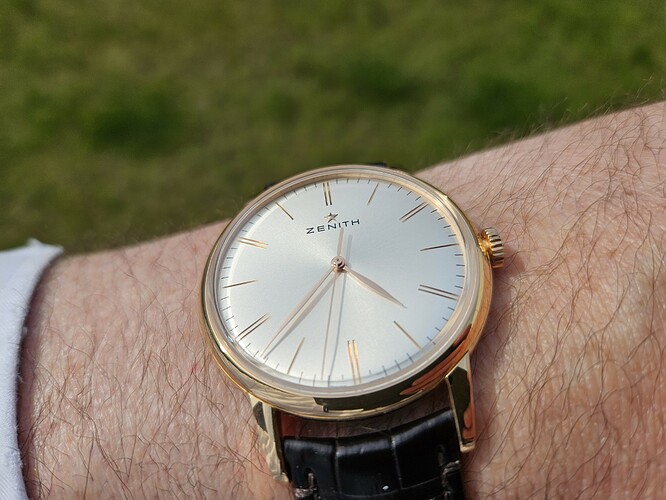 zenith elite 6150 rose gold #7