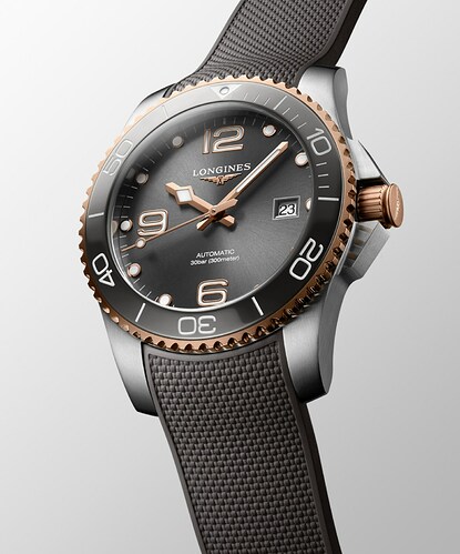 Longines-HydroConquet-Two-Tone-Dive-gray-dial-scaled