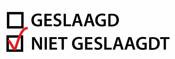 geslaagd