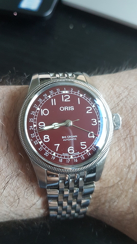 Oris Big Crown Pointer Date Oxblood Dial #6
