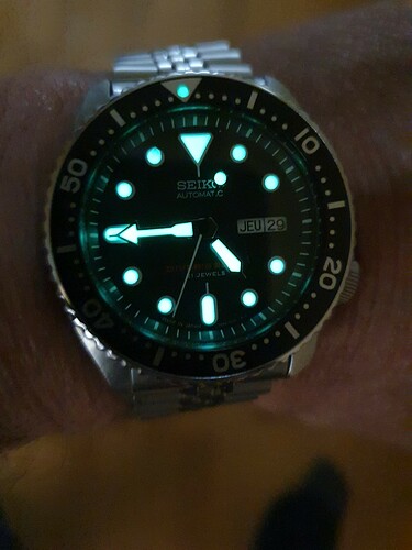 Seiko SKX007J donderdag 29-6