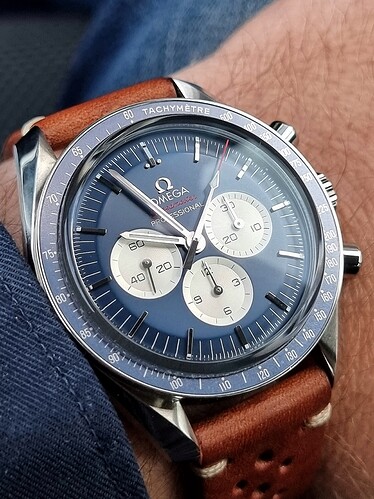 Tokyo 2020 Speedmaster Blue 1