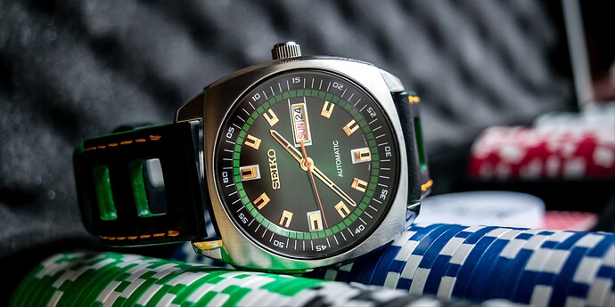 PATTINI-strap-for-Seiko-SNKM97-Recraft-watch