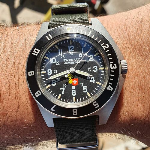 Gallet & Co Swiss Raid commando competition 1988 - 91by Gallet