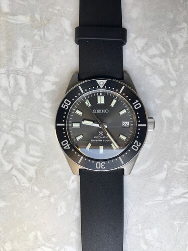 Seiko SPB143 Hirsch black Rubber