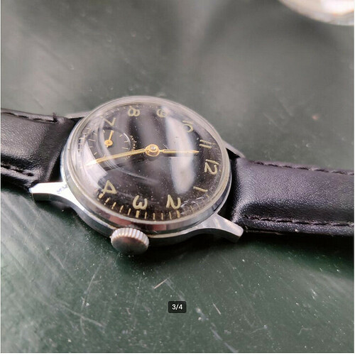 Screenshot 2022-12-22 at 09-03-48 ≥ Vintage Kienzle horloge mooie zwarte wijzerplaat — Curiosa en Brocante — Marktplaats