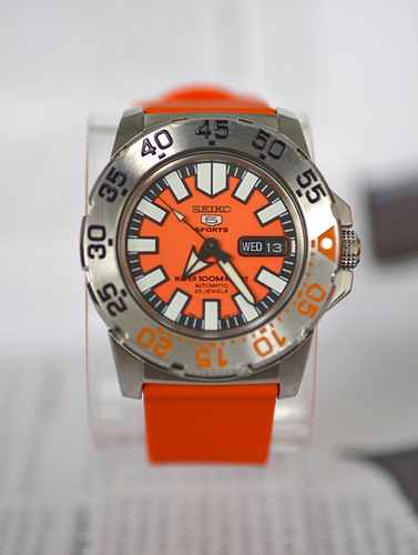 Seiko SNZF49 Orange Baby Monster