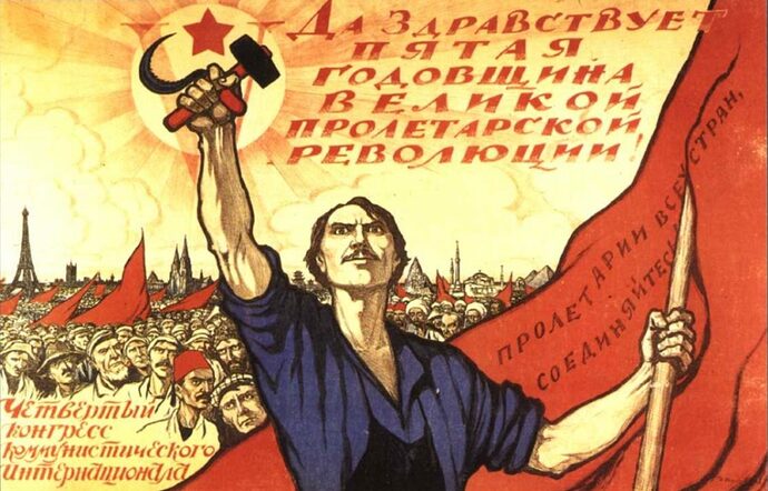 De-Russische-Revolutie-Propagandaposter
