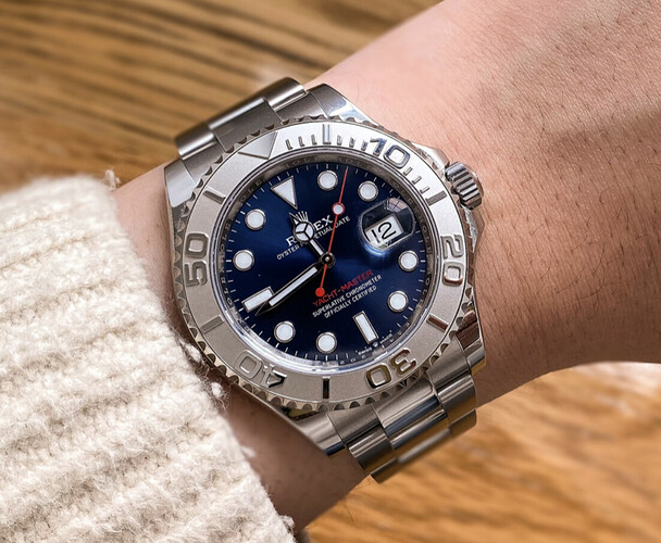 rolex YM blue