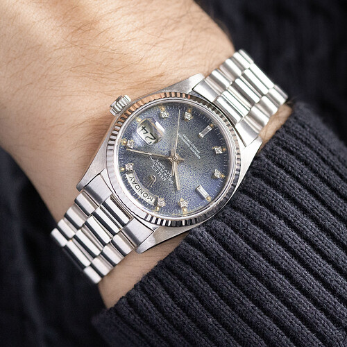 W-1994 Rolex Day-Date ref 18029 White Gold Blue Jeans Dial_13_1x1