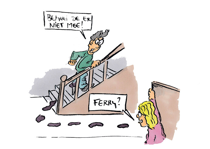 ferry poep