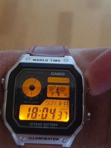Casio illuninator
