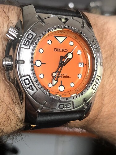 Seiko big Boss Orange