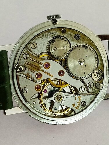 9 Longines - Seconds From The Bottom 30L Green - - 8903-1 - Heren - 1950-1959